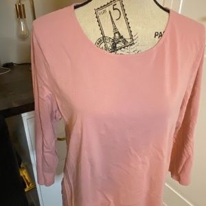 Talbot Blush 3/4 Sleeve Top